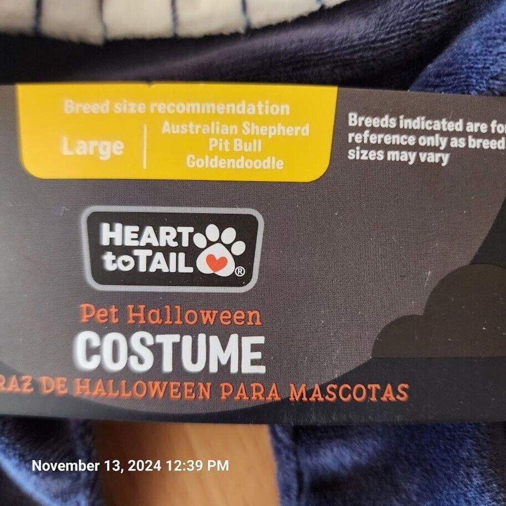 Heart to Tail Halloween Costume Small Dog 3 Large Dog 1 Total in Listing 4 NWT - Picture 7 of 11